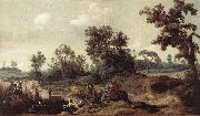 BLEKER, Gerrit Claesz Stag Hunting in the Dunes oil painting